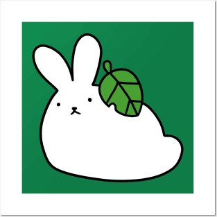 Leaf Bunny Posters and Art